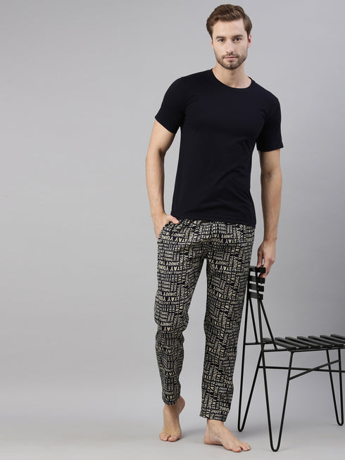 White Checks Lounge Pant